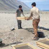 Estudiantes de arqueología