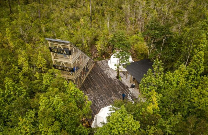 Estación en el bosque. RCER UC Espacios abiertos a la comunidad a lo largo de Chile