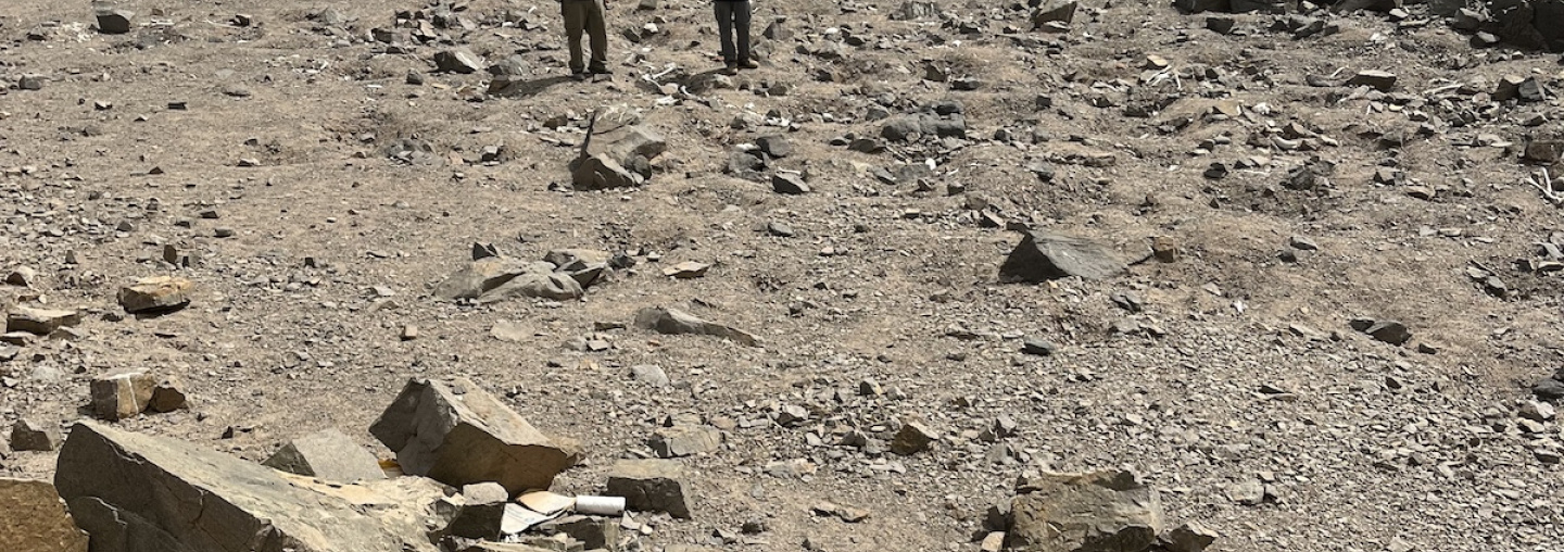 Sitio arqueológico en el Río Loa