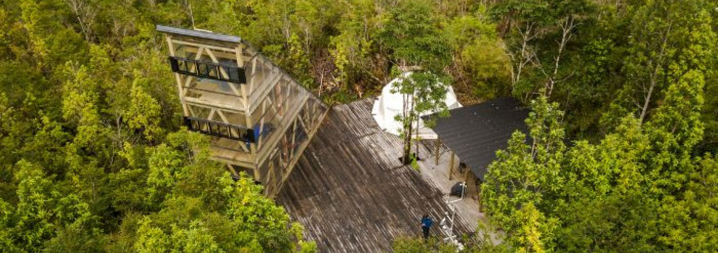 Estación en el bosque. RCER UC Espacios abiertos a la comunidad a lo largo de Chile